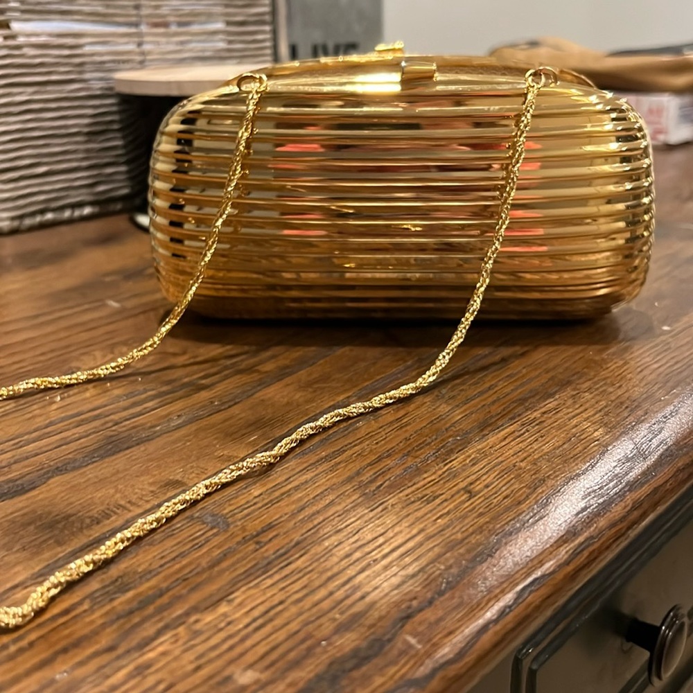 Santo Borse evening bag in gold